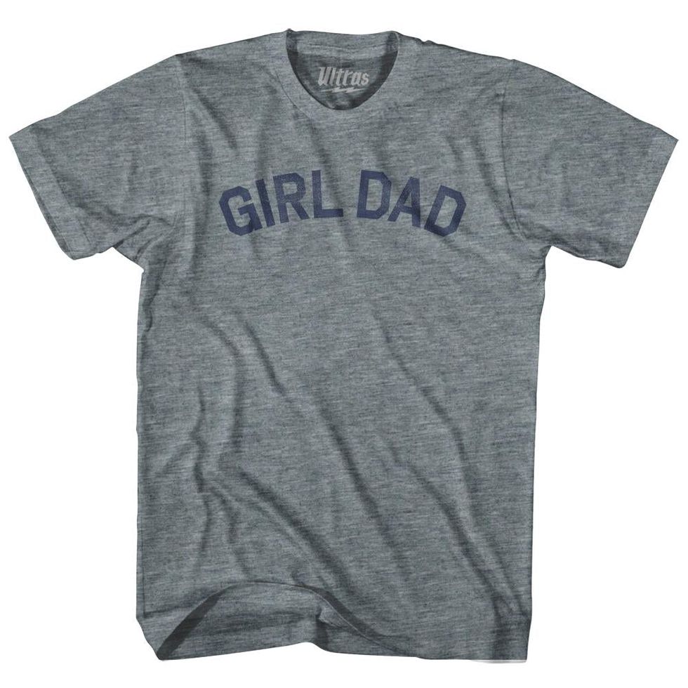 Girl Dad Adult Tri-Blend T-Shirt