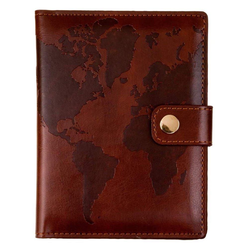 Kandouren RFID Blocking Passport Holder Cover Case,travel luggage passport wallet made with PU Leather for Men & Women 