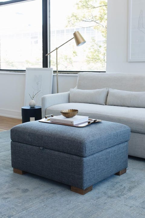 10 Chic Ottoman Coffee Tables That'll Save Space in Your Living Room