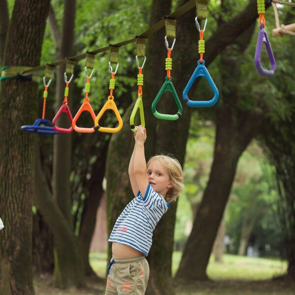 Ninja Obstacle Course Swing Set