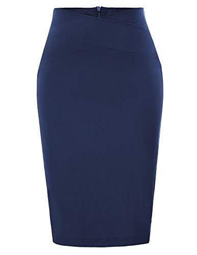 Blue Pencil Skirt 