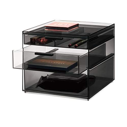 iDesign 3-Drawer Tall Makeup Box from the Signature Series 