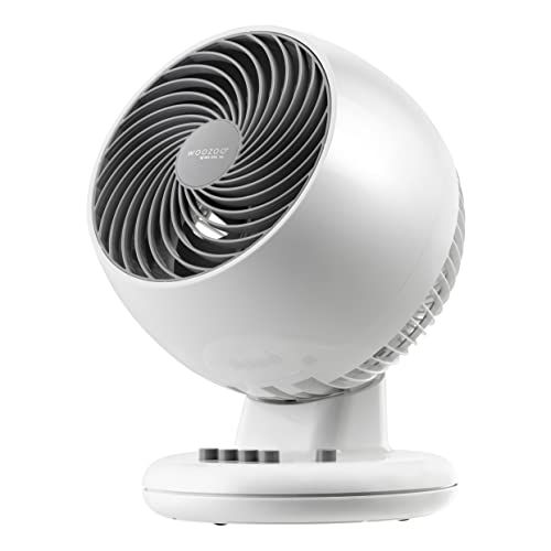 White WOOZOO Oscillating Desk Fan