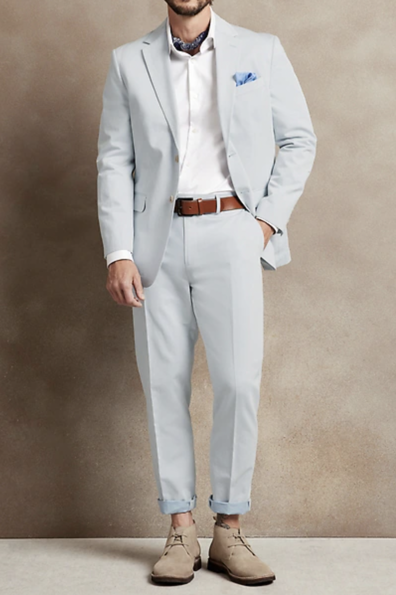 Tailored-Fit Suit Jacket