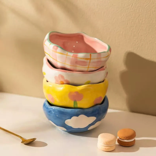 Pastel creative small bowls