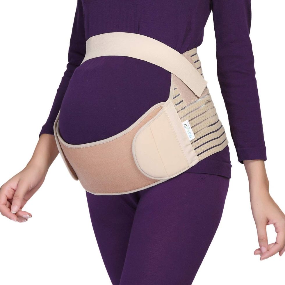 Ociviesr Women Special Pregnant Stomach Lift Belt With Shoulder Strap Belt  Hide Belly Corset Top 