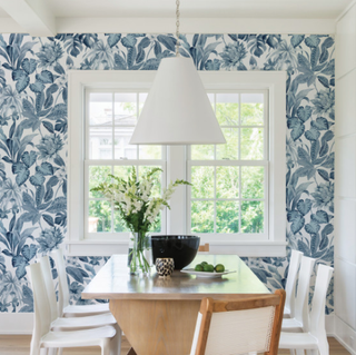 Josefa Blue Tropical Wallpaper Bolt