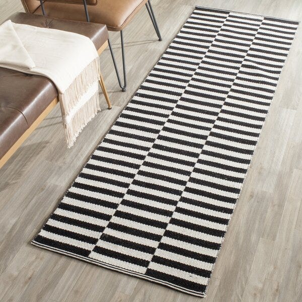 Striped Area Rug 