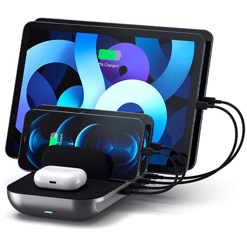 Dock5 Multi-Device Charging Station with Wireless Charging