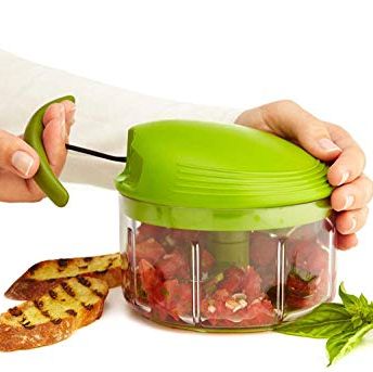 Pull String Hand Chopper Manual Food Processor To Slice Vegetables