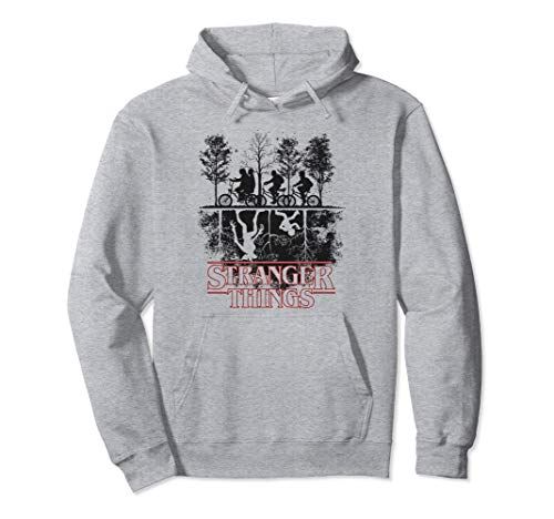 Stranger things crop sale top hoodie