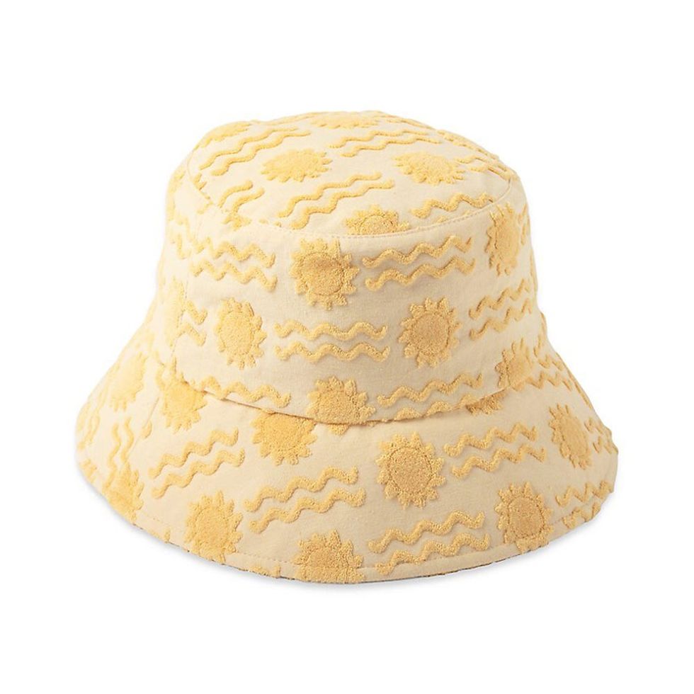Wave Sun-Print Bucket Hat