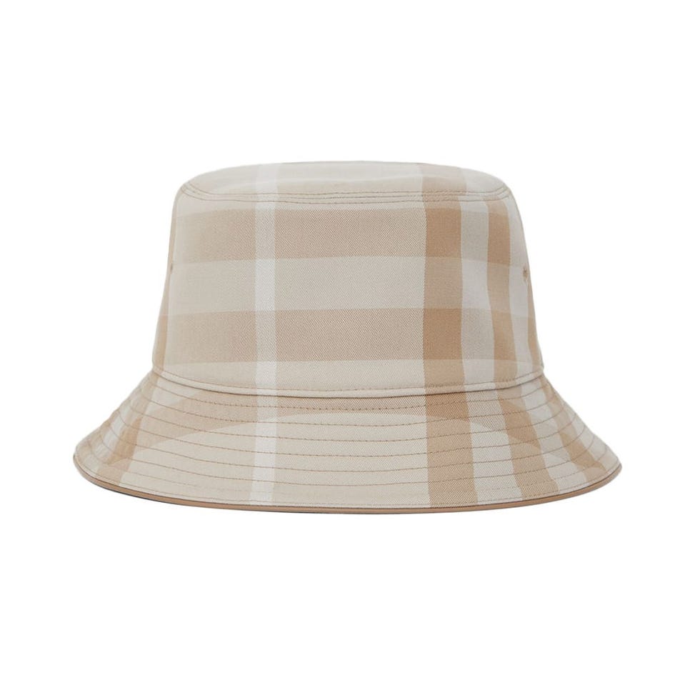 Check Cotton Bucket Hat