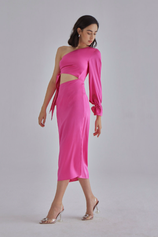 Pink Palace Silk Dress