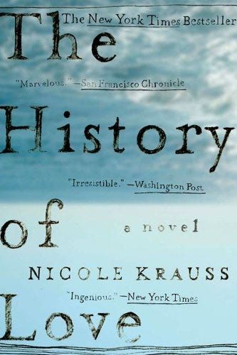 The History of Love: A Novel by Nicole Krauss