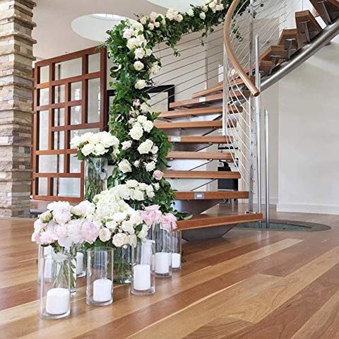 15 Guirnaldas de flores artificiales para decorar tu casa 15 Guirnaldas de flores artificiales para decorar tu casa