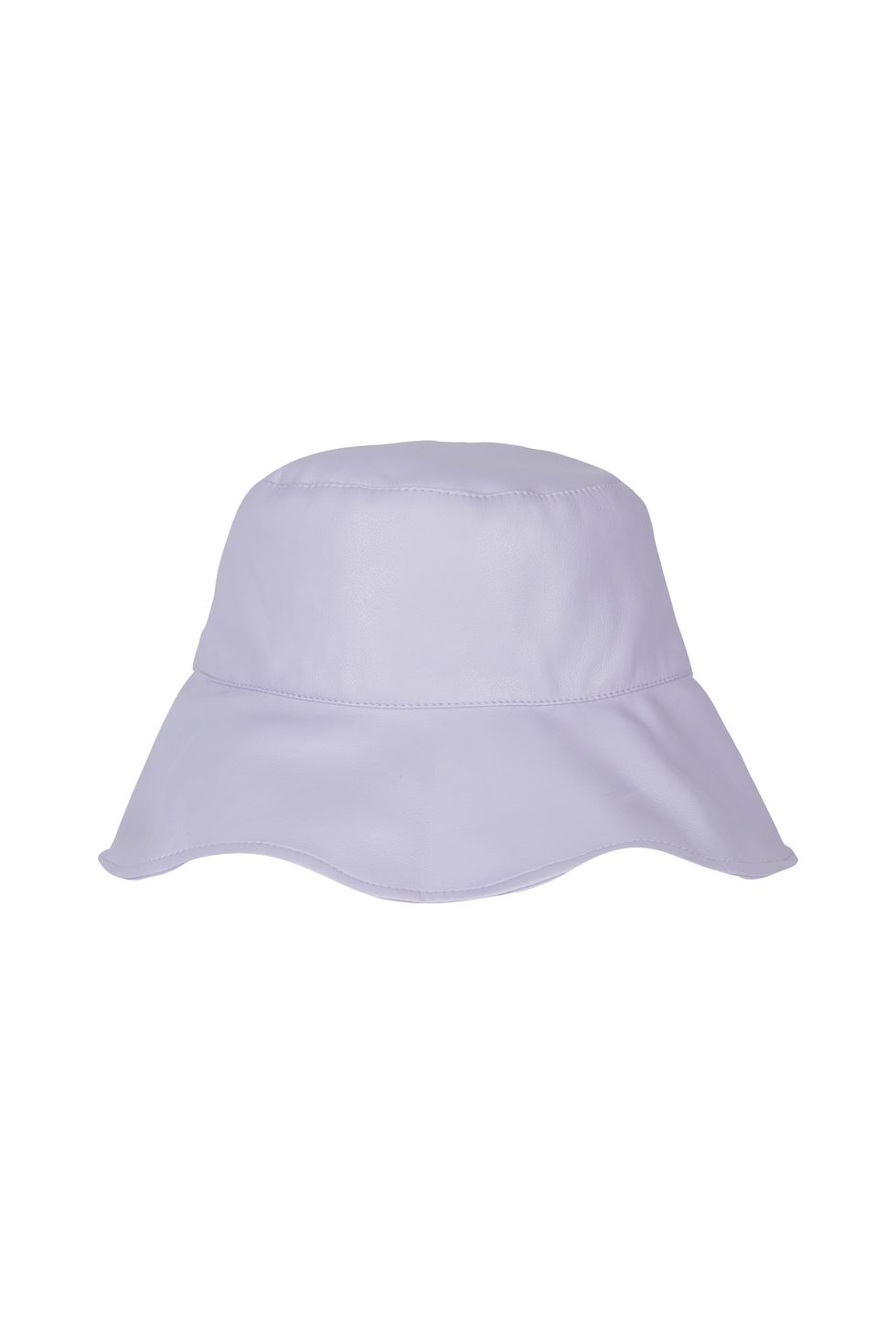 Vegan leather bucket hat lavender