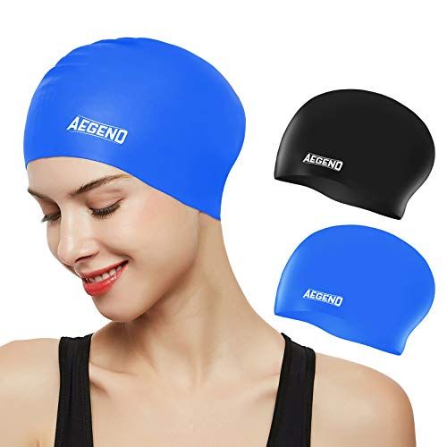 Anti-Slip Swimming Cap Waterproof Swim Pool Hat For Unisex Adult Men Women US 