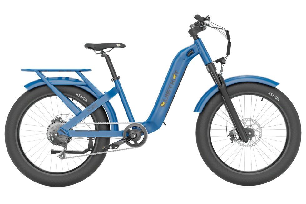 fat tire step thru electric bike