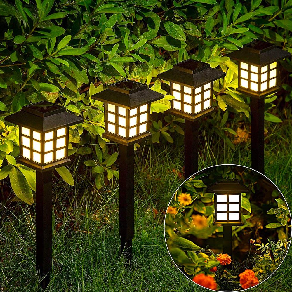 solar torch yard lights