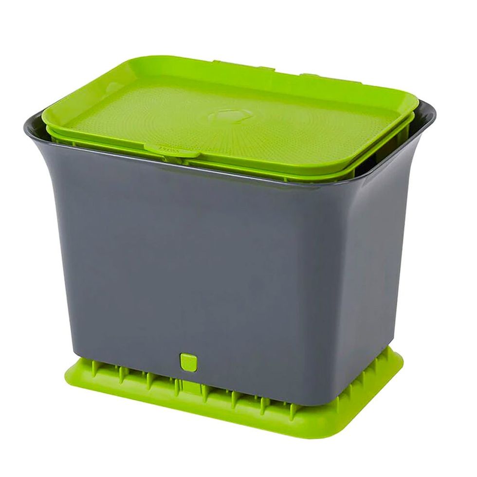 FINESSY White Compost Bin Kitchen Compost Bin Countertop, Compost Bucket  Food Waste Bin for Kitchen, Composting Bin Counter Compost Bin with Lid