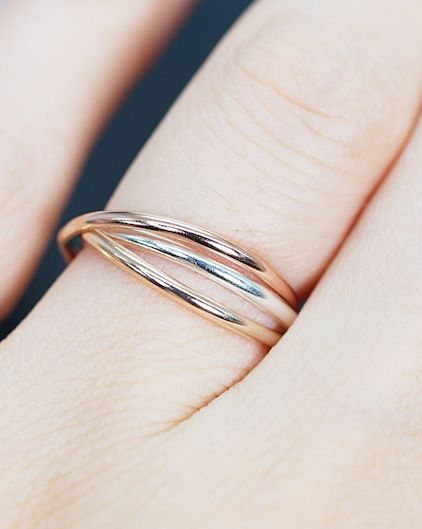 Set of 3 Anxiety Spinner Rings 