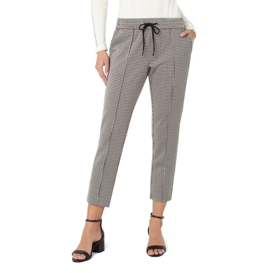Pull On Ankle Trouser with Pin Tucks