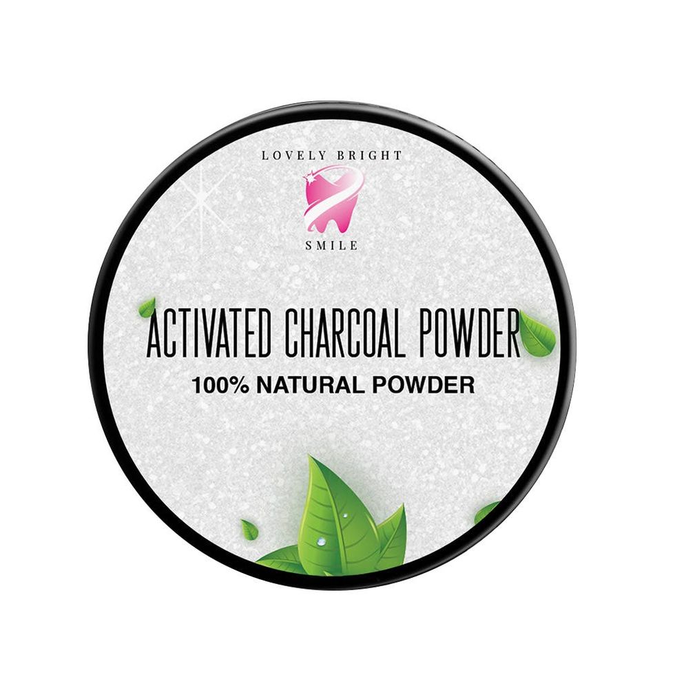 Mint Activated Charcoal Teeth Whitening Powder