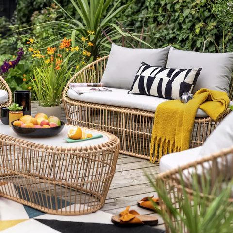 21 Rattan Garden Furniture Pieces For 2022 - Evre Outdoor Rattan Garden Furniture Set Grey
