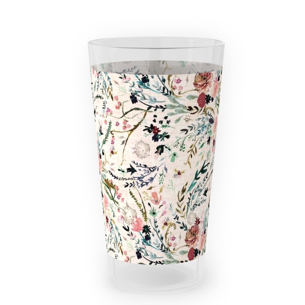 Fable Floral Outdoor Pint Glass