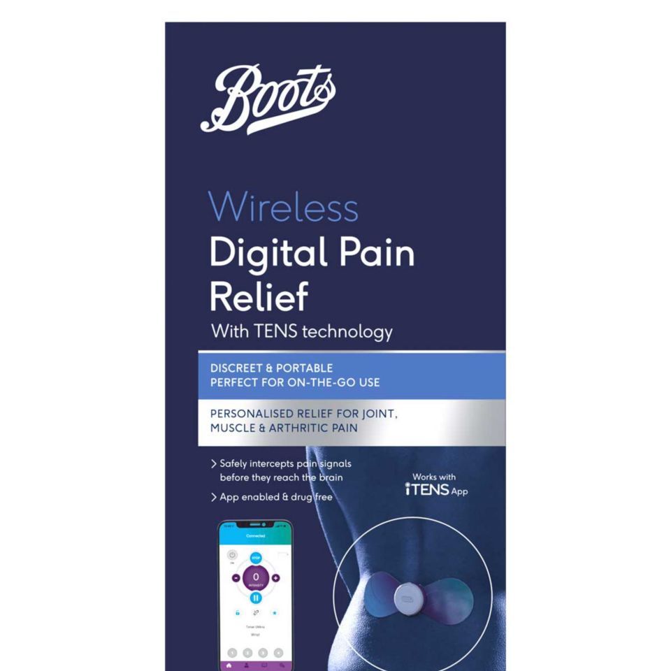Boots Wireless Digital Pain Relief with TENS technology