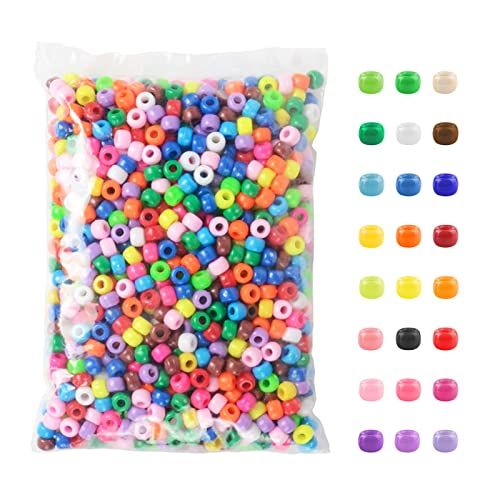 Multicolor Plastic Craft Beads Set
