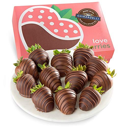 A Gift Inside Chocolate Covered Strawberries