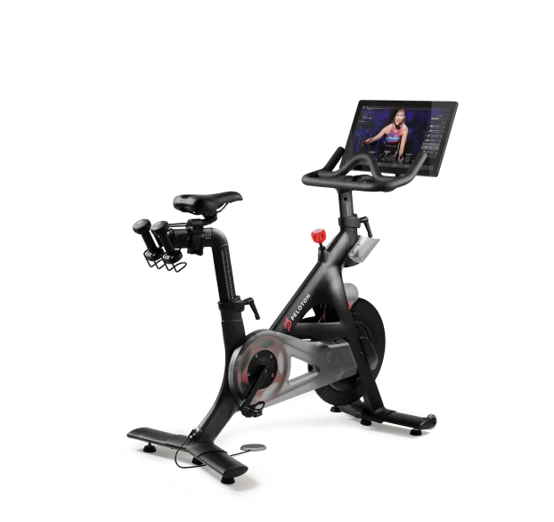 fitness bike with screen