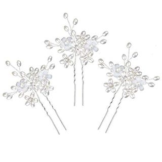 Elegant Pearl Hair Pins (3 Pcs) 