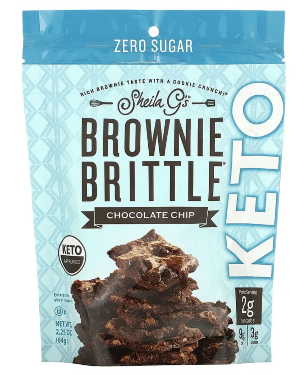 Sheila G's, Brownie Brittle（ブラウニーブリトル）、ケト認定、チョコレートチップ