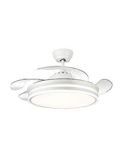 Ventilador de techo con aspas retráctiles