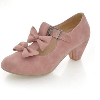 Low Heel Vintage Lolita Shoes