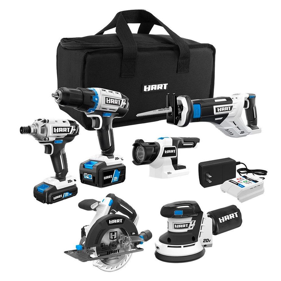 20-Volt Cordless 6-Tool Combo Kit with Charger and Storage Bag
