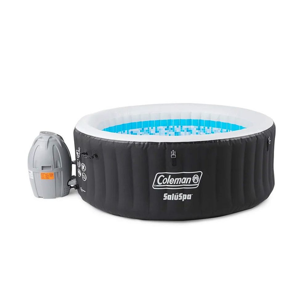 4-Person 60-Jet Round Inflatable Hot Tub