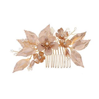 Gold Leaf Hair Comb