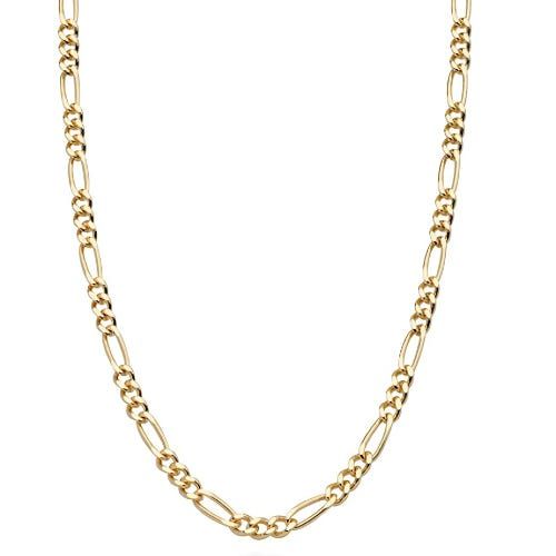 18-Karat Gold Figaro Chain Necklace