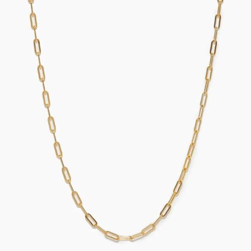 The Dante 24-Karat Gold-Plated Cable Chain Necklace