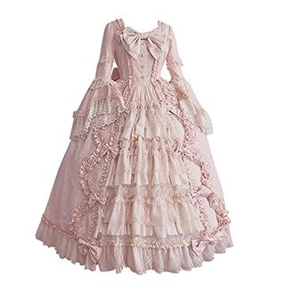 Baroque Pink  Ball Dress 
