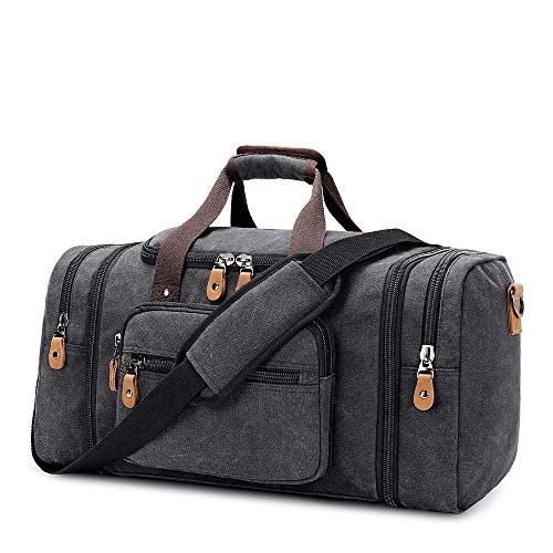Kenox Sports Gym Bag Travel Duffle Bag Luggage with Shoes Compartment