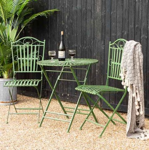 The Best Metal Garden Furniture To, Small Patio Table And Chairs Metal