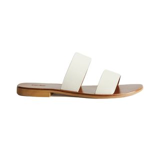 Duo Strap Leather Sandals