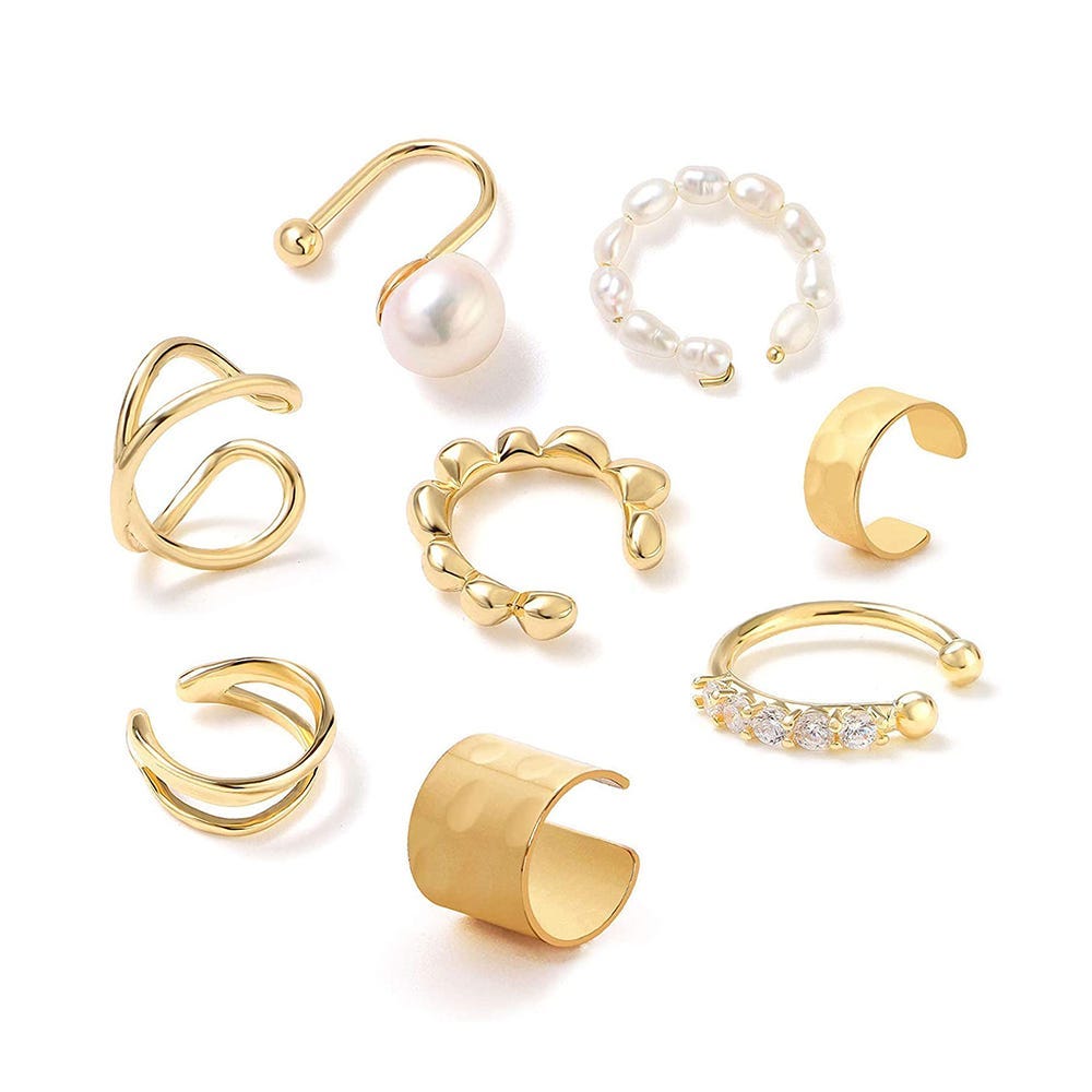 8Pcs Ear Cuffs 