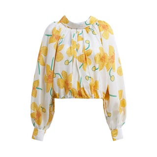 Orchids Print Ramiè Shirt