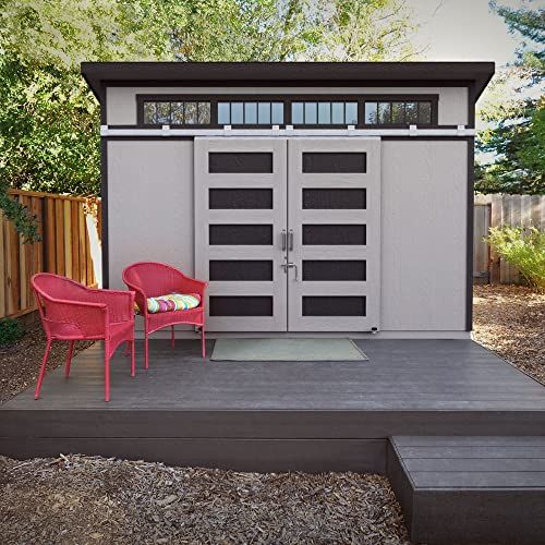 Palisade 12 x 8 Do-it-Yourself Wooden Storage Shed with Floor